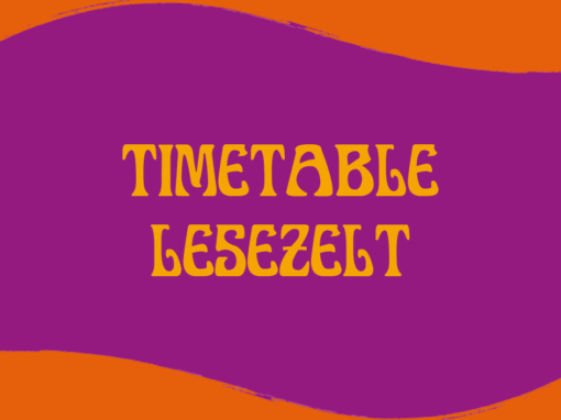 Timetable-Übersicht Lesezelt