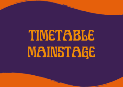 Timetable-Übersicht Mainstage