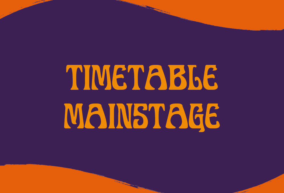 Timetable-Übersicht Mainstage