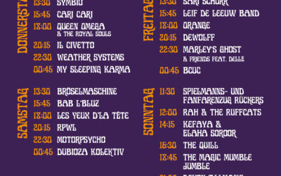 Timetable Mainstage