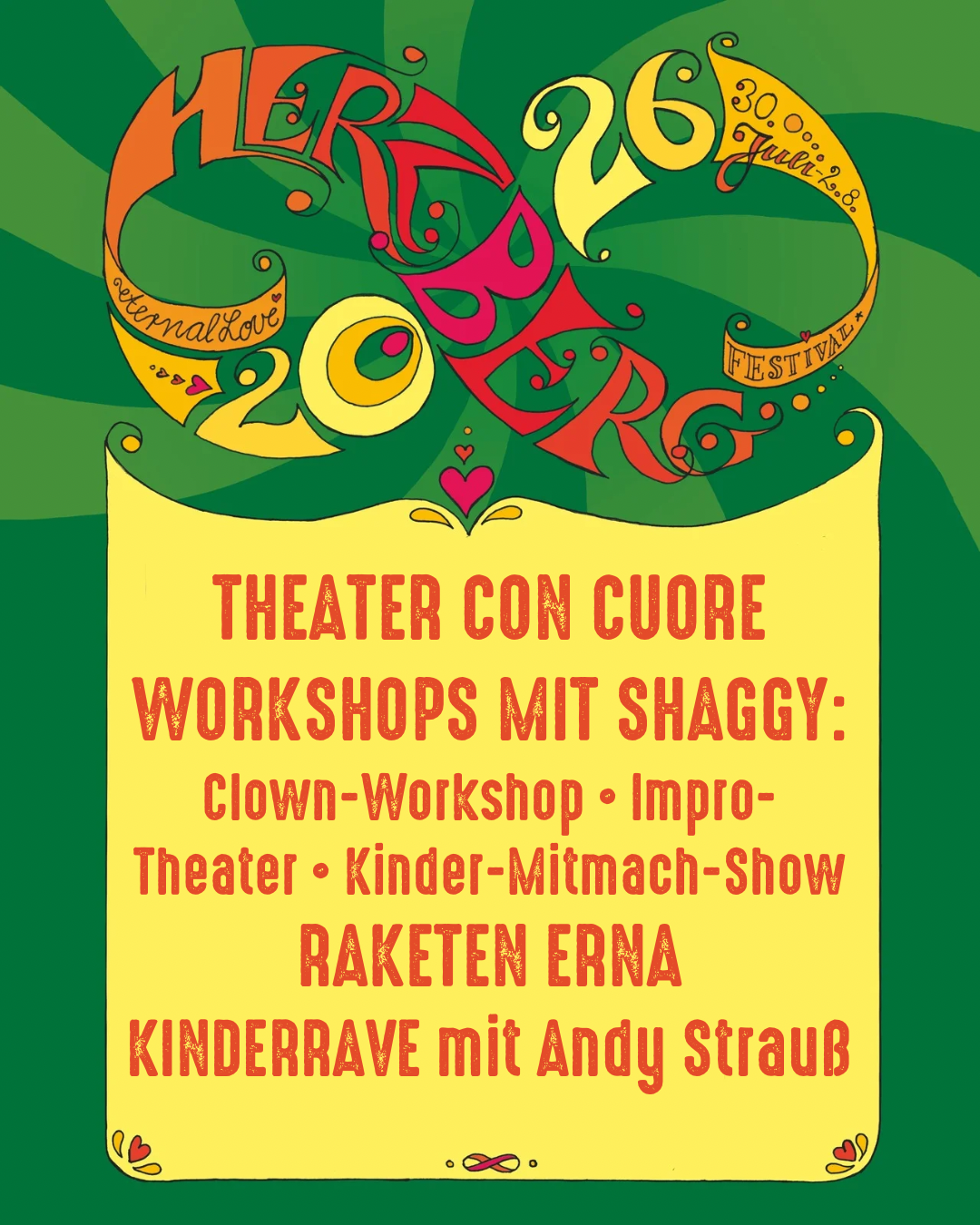 Für Kids im Lesezelt