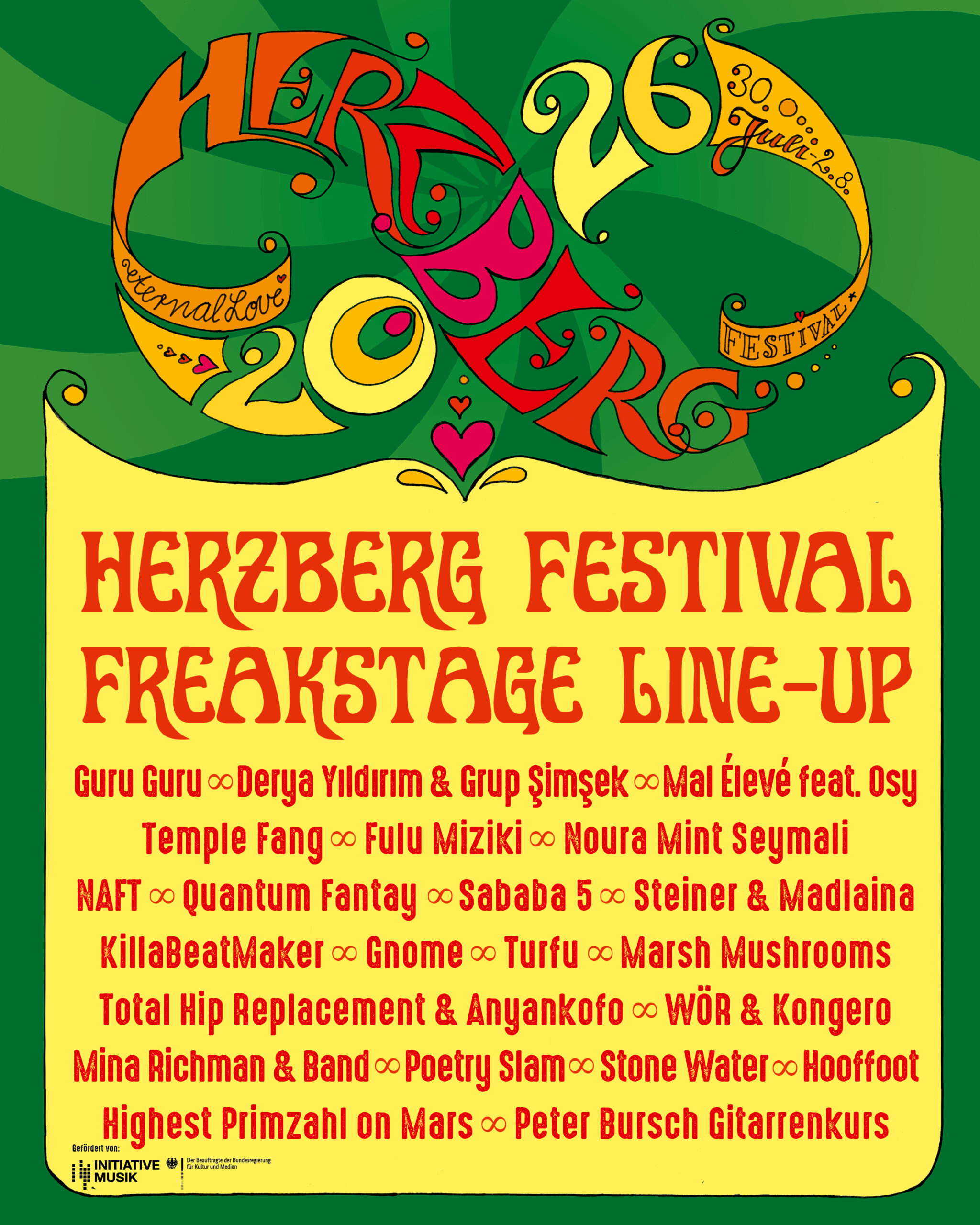 Freakstage Line-Up