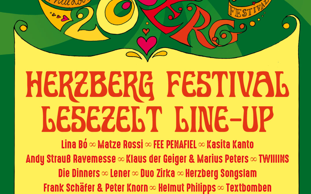 100% Lesezelt – 3 neue Acts