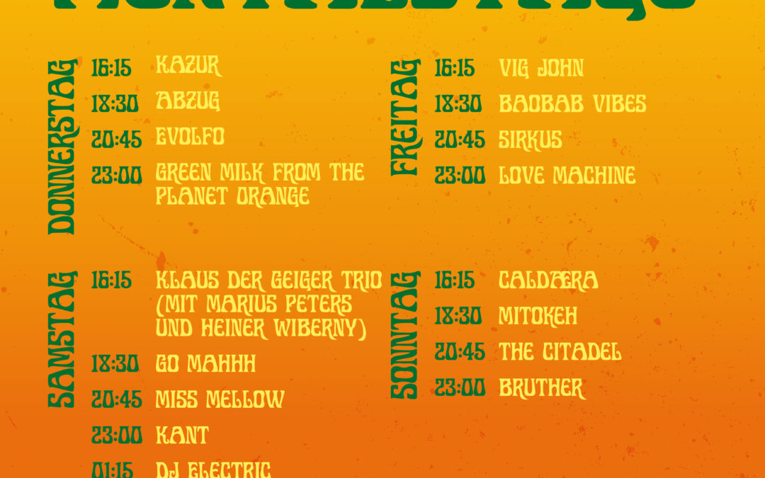 Timetable – Mentalstage