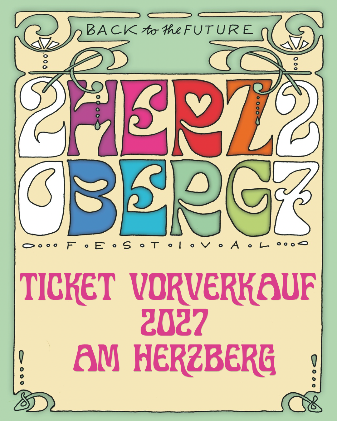 Start Ticket Vorverkauf für 2027 & Kalender