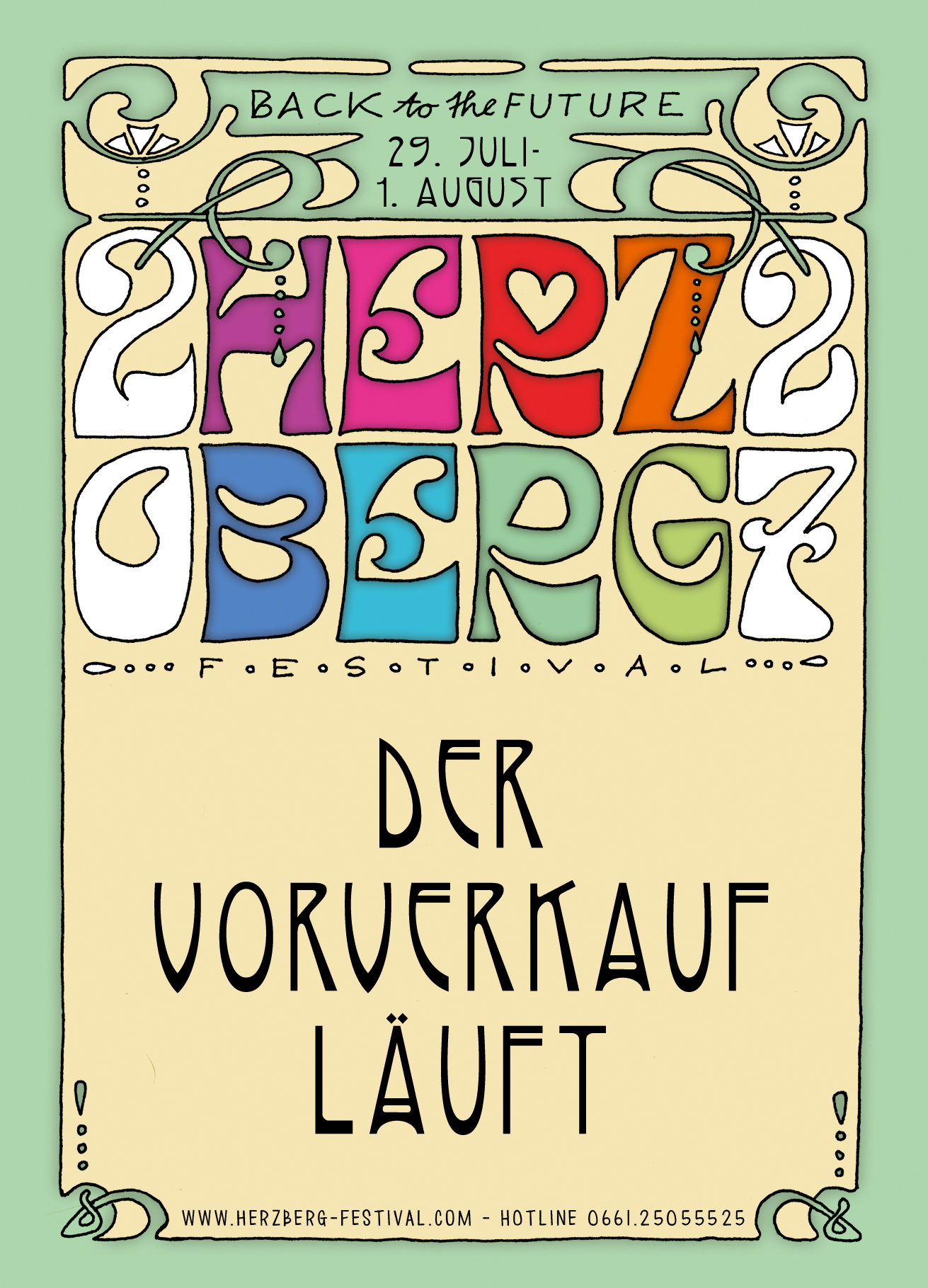 Herzberg Early-Bird-Tickets noch bis 3.10.